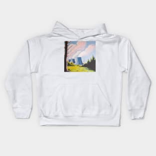 Nuclear Power Plants Oil Painting Kids Hoodie